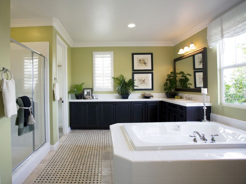 Luxury Bathtub and Modern Fixtures
